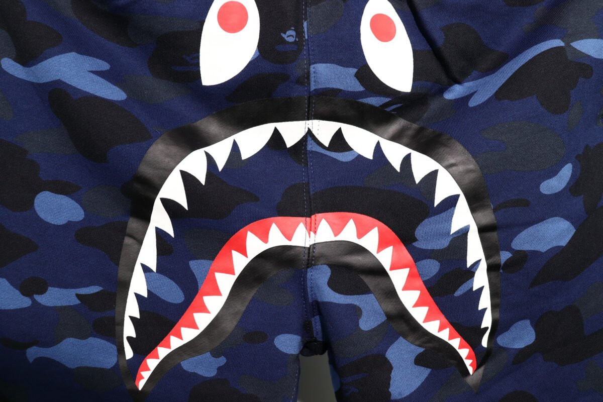 BAPE COLOR CAMO SHARK BEACH SHORTS 4