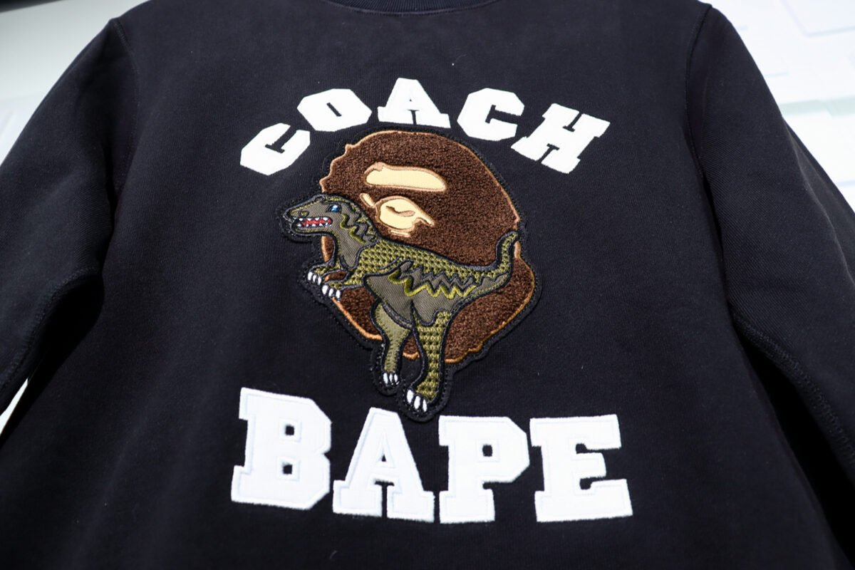 BAPE X COACH REXY DINOSAUR SWEATSHIRT 6